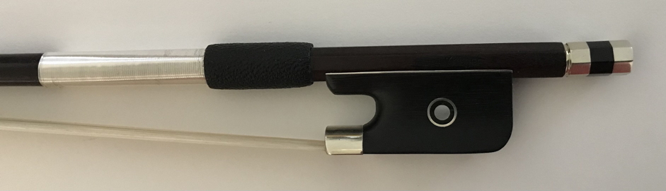 Frog view of #38 cello bow by Jeffrey Krieger