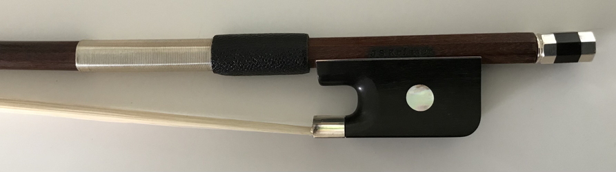 Frog view of #27 cello bow by Jeffrey Krieger